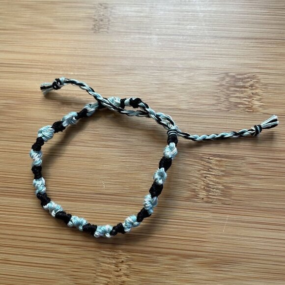 Handmade Jewelry - Stevie Bracelet, anklet, trendy, comfortable, tie, embroidery thread, woven, gif